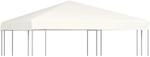 vidaXL Pavillondach 310 g/m&sup2; 3x3 m Cremewei&szlig; 44777