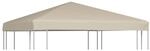 vidaXL Pavillondach 310 g/m&sup2; 3x3 m Beige 44778