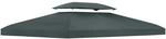 Outsunny Ersatz-Vordach 180g/m&sup2; Polyeser Kohlegrau 3 x 4 m