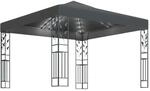 vidaXL Pavillon mit LED-Lichterkette 3x3 m Anthrazit Modell 1