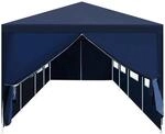 vidaXL Gartenzelt 3x12 m Blau