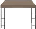 vidaXL Wand-Pavillon 3x3 m Taupe Stoff