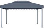 vidaXL Pavillon 400 x 300 cm Anthrazit Aluminium
