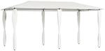 vidaXL Pavillon mit Pfostenverkleidung 2,98x5,3x2,59 m Creme 160 g/m&sup2; 313617