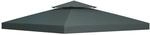 Outsunny Ersatz-Vordach 180g/m&sup2; Polyeser Kohlegrau 3 x 3 m