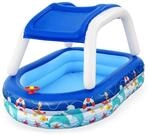 Bestway Family Pool mit Sonnenschutzdach Sea Captain 213 x 155 x 132 cm