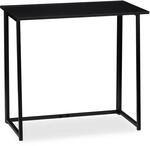 Relaxdays Computerschreibtisch PB Eisen Schwarz Klappbar 74,5 cm x 80 cm x 45 cm 7,4