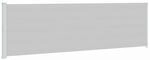 vidaXL Seitenmarkise Ausziehbar 180x600 cm Grau 317968
