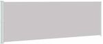 vidaXL Seitenmarkise Ausziehbar 200x600 cm Grau 317974