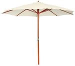 vidaXL Sonnenschirm 300x258 cm Sandwei&szlig; 40437