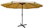 MCW Sonnenschirm Carpi Pro &Oslash;5m Creme ohne St&auml;nder