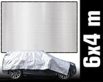 AMANKA Aluminium Schattennetz - 6 x 4 m