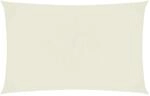 vidaXL Sonnensegel Oxford-Gewebe Rechteckig 4x7 m Creme 135218