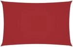 vidaXL Sonnensegel Oxford-Gewebe Rechteckig 2x5 m Rot 135644