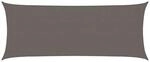 vidaXL Sonnensegel 160 g/m&sup2; Anthrazit 2x5 m HDPE 311066