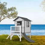 Axi Lodge XL Spielhaus klassisch mit Grauer Rutsche 167 x 240 x 189 cm