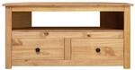 vidaXL TV-Eckschrank 93 x 49 x 49 cm Massivholz Panama-Kief&uuml;r