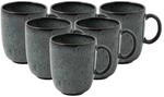 like. by Villeroy & Boch Lave Becher mit Henkel 400 ml 6er Set Gris