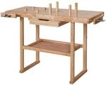 Tectake Holzwerkbank Mit 2 Schraubst&ouml;cken Ger&auml;umige Schublade 117 x 47 50 x 83 cm