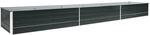 vidaXL Garten-Hochbeet Stahl 480x80x45 cm Anthrazit 661681