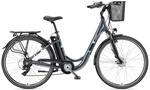 Telefunken City E-Bike 28 Zoll 7-Gang Kettenschaltung Frontmotor 250 W 374,4 Wh Akku