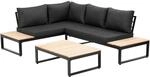 Greemotion Lounge-Set Rio Aluminium Schwarz 3-tlg.