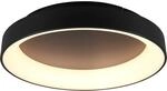 Trio LED Deckenleuchte Girona Schwarz matt 120 mm x 600 mm x 600 mm