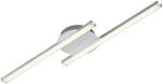 Briloner LED-Deckenleuchte Go 12 W Warmwei&szlig;e Lichtfarbe Silber