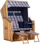 Trendy by Devries Strandkorb Trend 10+ Dessin 745 Natur Akazie FSC&reg;