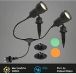 Briloner LED-Au&szlig;enleuchte Gartenspie&szlig;