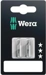 Wera Kreuzschlitz-Bit-Set PZ2 x 25 mm 855/1 Z 2 St&uuml;ck