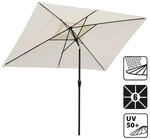 Sekey Aluminum Kurbelschirm Sonnenschirm mit Aluminium Mast 300 x 200 cm