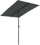 vidaXL Sonnenschirm mit Aluminium-Mast 2x1,5 m Anthrazit 47338