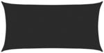 vidaXL Sonnensegel 160 g/m&sup2; Schwarz 2x4 m HDPE 311724