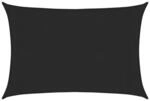 vidaXL Sonnensegel 160 g/m&sup2; Schwarz 3x4 m HDPE 311732