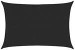 vidaXL Sonnensegel 160 g/m&sup2; Schwarz 3,5x4,5 m HDPE 311736