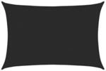 vidaXL Sonnensegel 160 g/m&sup2; Schwarz 5x7 m HDPE 311742