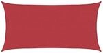 vidaXL Sonnensegel 160 g/m&sup2; Rot 2x3,5 m HDPE 311613