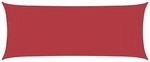 vidaXL Sonnensegel 160 g/m&sup2; Rot 2x4,5 m HDPE 311615
