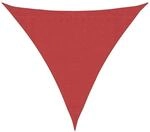 vidaXL Sonnensegel 160 g/m&sup2; Rot 4x4x4 m HDPE 311643