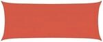vidaXL Sonnensegel 160 g/m&sup2; Terrakottarot 2x4,5 m HDPE 311340