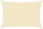 vidaXL Sonnensegel 160 g/m&sup2; Creme 2x3 m HDPE 311172
