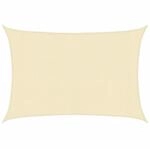 vidaXL Sonnensegel 160 g/m&sup2; Creme 3x4 m HDPE 311182