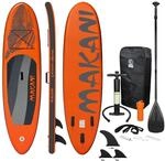 ECD Germany Aufblasbares Stand Up Paddle Board Makani 320x82x15 cm Orange PVC