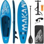 ECD Germany Aufblasbares Stand Up Paddle Board Makani 320 x 82 x 15 cm Blau PVC