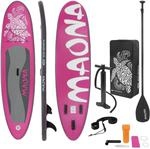 ECD Germany Aufblasbares Stand Up Paddle Board Maona 308 x 76 x 10 cm Rosa PVC