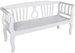 Garden Pleasure Bank Arcadia 57 cm x 90 cm x 175 cm Wei&szlig; FSC&reg;