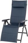 Siena Garden Campingrelaxliege Premium 84 cm x 69 cm x 124 cm Dunkelblau