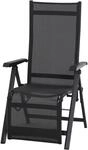 Siena Garden Relaxsessel Tesoro 72 cm x 60,5 cm x 111 cm Anthrazit Matt