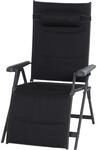 Siena Garden Campingrelaxliege Premium XL 91 cm x 74,5 cm x 122,5 cm Anthrazit